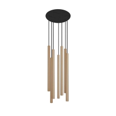 Nowodvorski Lampa sufitowa LASER mosiądz 7x10W G9