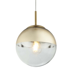 Globo Lampa wisząca VARUS kula złota szkło śr. 20 cm 1x40W E27