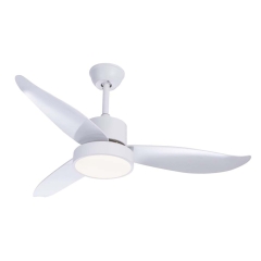 Globo Lampowentylator LED RAMONA z pilotem biały śr. 115 cm 1x18W