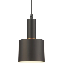 Lampa wisząca TRIO 1 black gold 1x40W E27
