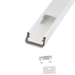 Sanico Komplet profil natynkowy 2 m typ A biały