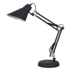 Italux Lampka biurkowa Jason czarna 1x40W E27