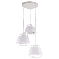 TK Lighting Lampa sufitowa Cristal 3x60W E27