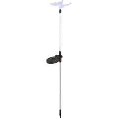 Lampa solarna LED MOTYL 2 RGB 70 cm