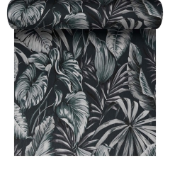Tapeta EXOTIC LEAVES winylowa na flizelinie zielona