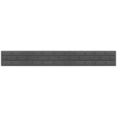 Obrzeże recyklingowe EZ Bricks szary 15x2x120 cm