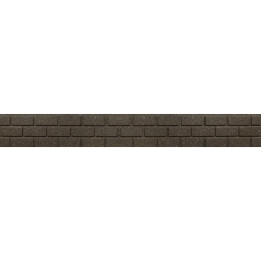 Obrzeże recyklingowe EZ Bricks brąz 15x2x120 cm