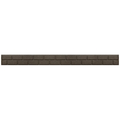 Obrzeże recyklingowe EZ Bricks brąz 9x2x120 cm