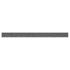 Obrzeże recyklingowe EZ Stones szary 9x2x120 cm