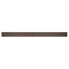 Obrzeże recyklingowe EZ Stones brąz 9x2x120 cm