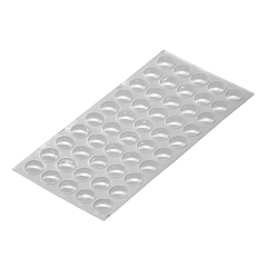 Odbojniki meblowe samoprzylepne transp.x50 śr.14x2