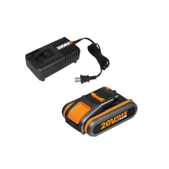 Worx Zestaw akumulatorów 20 V 2,0 Ah + ładowarka