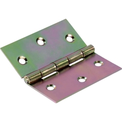Zawias kanciasty 60 mm x 60 mm ocynkowany na żółto