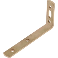 Kątownik firankowy 120 mm / 55 mm x 17 mm ocynkowany na żółto