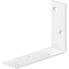 Kątownik konstrukcyjny 100 mm / 75 mm x 30 mm biały powleczony proszkowo