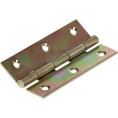 Zawias wąski 80 mm x 42 mm ocynkowany na żółto