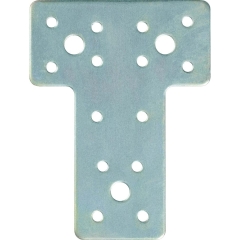 Płaski łącznik T 80 mm x 68 mm x 38 mm ocynkowany