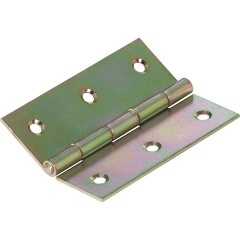 Zawias półszeroki 80 mm x 58 mm ocynkowany na żółto