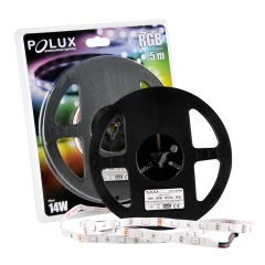 Polux Taśma LED RGB 5 m z pilotem 18W