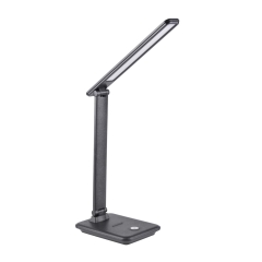 Polux Lampka biurkowa LED VINTO czarna 9W 450 lm 3000-6500K