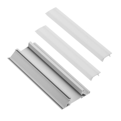 GTV Zestaw GLAX profil aluminiowy kątowy nabijany 2-stronny 1 m