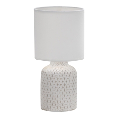 Candellux Lampka stołowa INER biała E14