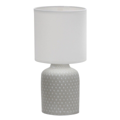 Candellux Lampka stołowa INER szara E14