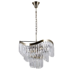 Italux Żyrandol SABRIGA antyczny brąz śr. 48 cm 8x40W E14