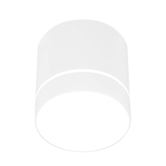 Candellux Oprawa natynkowa TUBA 12 śr. 7,9 cm biała 1xGU10