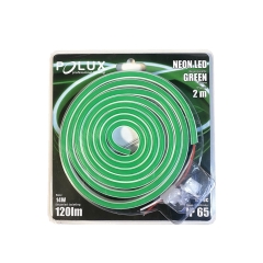 Polux Taśma LED NEON 2 m zielona 14W 120 lm IP65