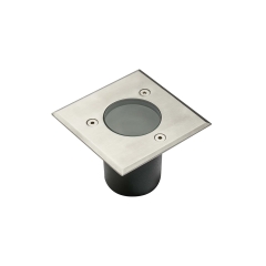 GTV Oprawa najazdowa ALFA mini kwadrat inox GU10