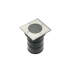 GTV Oprawa najazdowa ALFA kwadratowa inox GU10