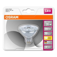 Osram Żarówka LED STAR MR16 35 36 st. 3,8W GU5.3 350 lm 4000K