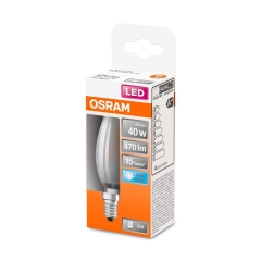 Osram Żarówka LED STAR CLASSIC B40 GL FR 4W E14 470 lm 4000K