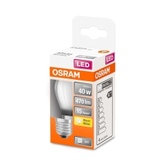 Osram Żarówka LED STAR CLASSIC P40 GL FR 4W E27 470 lm 2700K