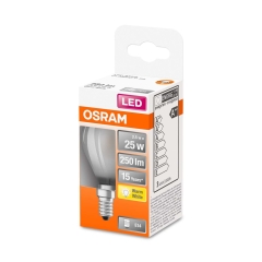 Osram Żarówka LED STAR CLASSIC P25 GL FR 2,5W E14 250 lm 2700K