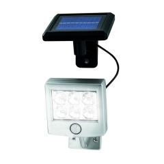 Polux Naświetlacz LED solarny z czujnikiem ruchu i zmierzchu biały 6xLED 0,5W 15