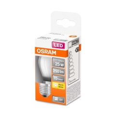 Osram Żarówka LED STAR CLASSIC P25 GL FR 2,5W E27 250 lm 2700K