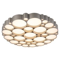Rabalux Plafon LED ANDELA śr. 50 cm srebrny 48W