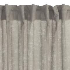 Zasłona len boho lniana 1x140x300 lniany beż