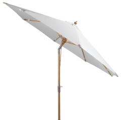 Parasol ogrodowy biały boho 300cm off-white