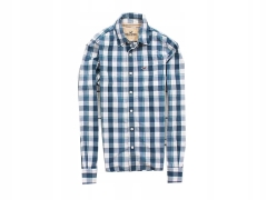 *I Hollister Mens Shirt Tailored Cotton Checks S