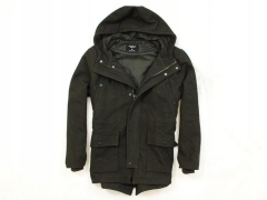 *I Cedar Wood State Mens Jacket Parka Black XL