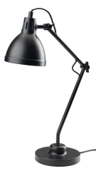 Lampa stołowa 14x45cm czarna