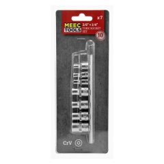 Zestaw nasadek Torx 7 elementów 3/8" + 1/4"