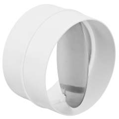 Łącznik do kanałów 100mm z przepustnica zwrotna