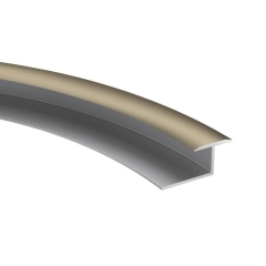 Profil aluminiowy zakończeniowy GoodHome 25 x 1200 mm tytan nr 28