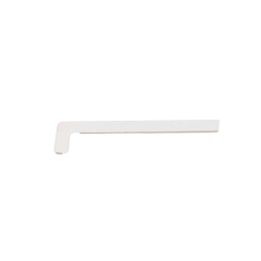 Zaślepka do parapetu PVC biała, szer. 33,5 cm, prawa