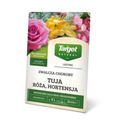 Target Natural Środek Lecitec zwalcza choroby Tui, Róż i Hortensji 25 ml