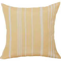 Poduszka zewnętrzna, żółto prążkowana